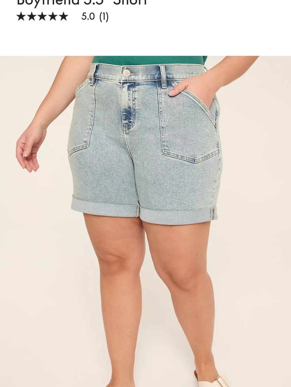 Lane Bryant Boyfriend 5.5" Short